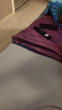 Just Don't Tell - a Young Guy Successfully Walked in on a Bit of Sex with His MILF Neighbor