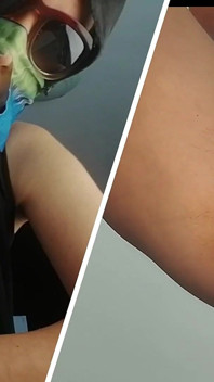 Amateur Wife Fingers Pussy Orgasm with Moans. Latina Big Ass, Big Tits.