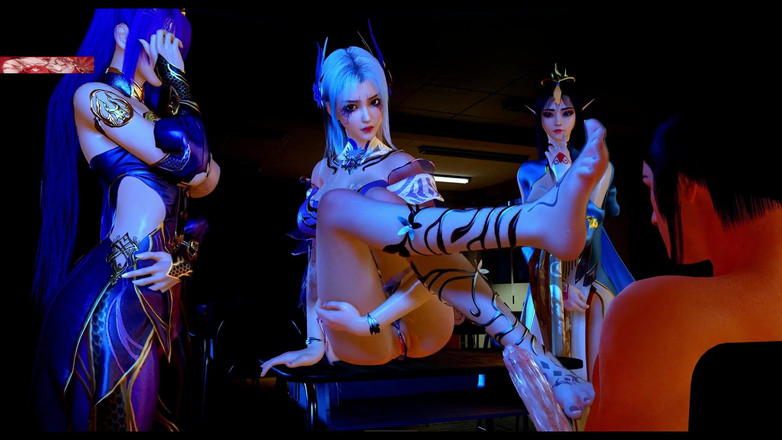 X Hentai: Xiao Yi Xian 3D animace: Prsa, zadek a krása - 3D animace Hentai