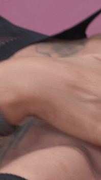 Tattoed Shorthaired Blonde MILF Gets Fucked Missionary, Her Pussy Gets Eaten, 69, and Creampied