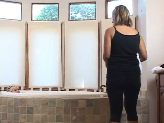 Girls of Desire: Young lesbians strip and bathe together