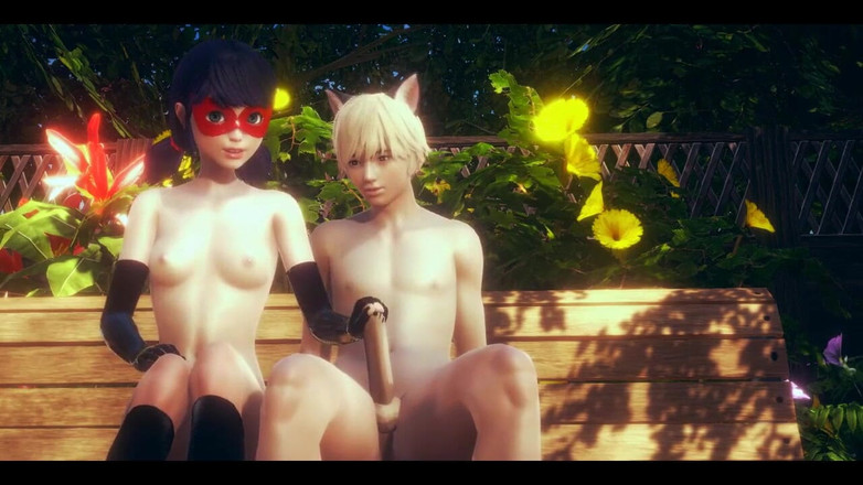 HentaiTubes: Ladybug Hentai - 공원에서 Cat Noir의 질싸와 섹스 - 일본 아시아 만화 애니메이션 게임 포르노