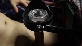 Lots of White Sperm Bursts Out of a Big Dick! Powerful Orgasm!