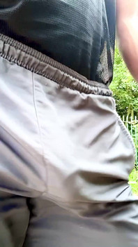 Look at That Monster Go as I Walk in Shorts Commando