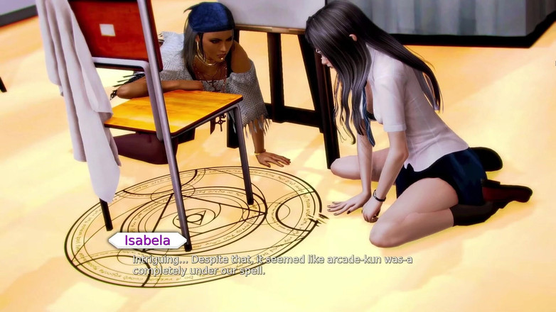 LewdArcade: Waifu Akademie - Elizabeth Laroche [část 02] Porno kolekce [18+] Nahé scény porno hra