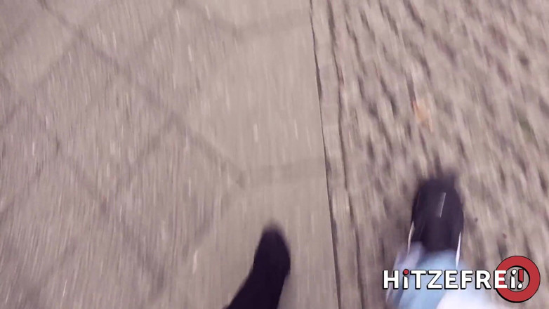 Hitzefrei: German teen hooked up on street and banged by a...