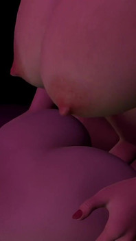 Transeksüel bir çiftle üçlü seks yapıyor | 3D Porn