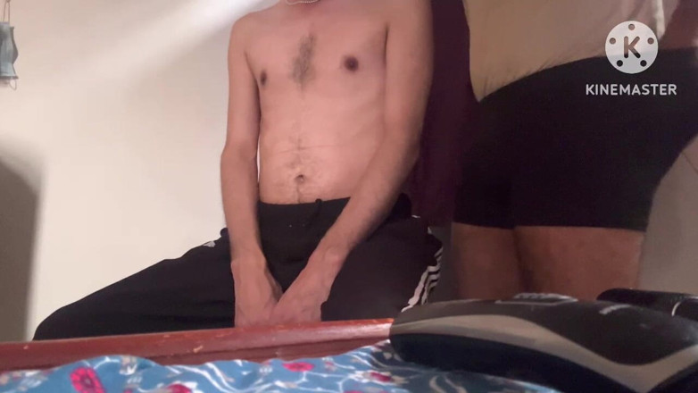 Desi__Panda: Indian Gay Barber First Time Hold My Big Monster Cock