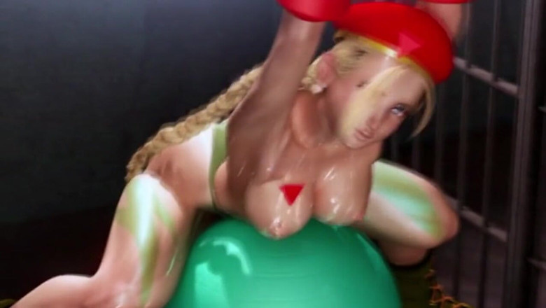 Wraith ward: Cammy de street fighter en una bola de yoga
