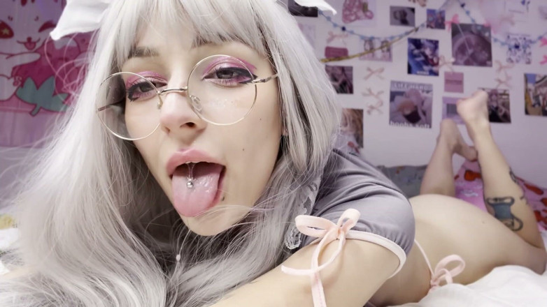lanalovacutie: Cum-on-my-ahegao-drooling-face-stepdaddy