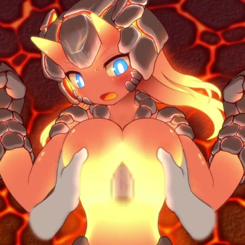 Velvixian_2D: Lava Girl