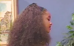 Nubian secretary gets anally plowed by her boss