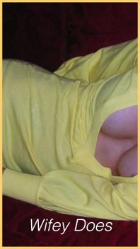 Wifey Amazing Hot Yellow Short