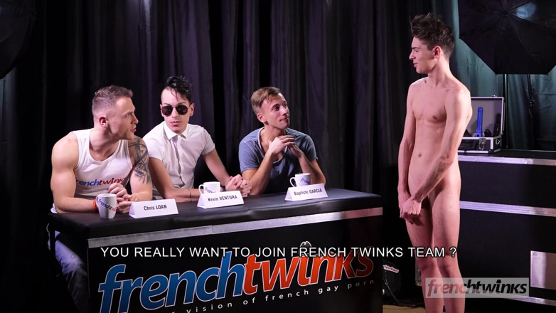 French twinks: 威廉·莱福特与大鸡巴克里斯贷款的试镜