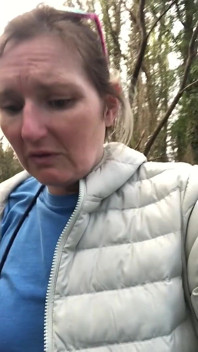Squatting Outside to Do a Huge Powerful Piss
