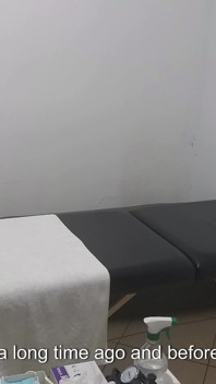 Real Doctor Examines the Patient's Anus and Breasts