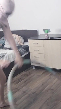 セクシーな妻の自宅ワークアウト ヌード
