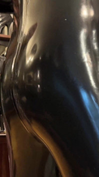 Rubber spanks perv's kont
