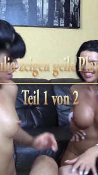 Amanda dan Julia menunjukkan pesta seks playboy miang - bahagian 1
