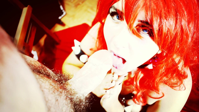 melu_world: Bowsette Will Drain Your Energy POV Blowjob - Meluworld