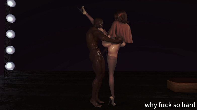 Why fuck so hard: Tante seksi 3d lagi selingkuh sama pria kulit hitam kontol besar