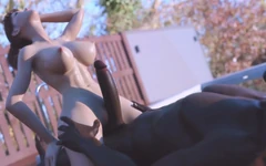Amanda episódio 1, 2: BBC cavalgando enorme pau preto - esposa infiel, garganta profunda extrema, 3D hentai porn. Dobermanstudio