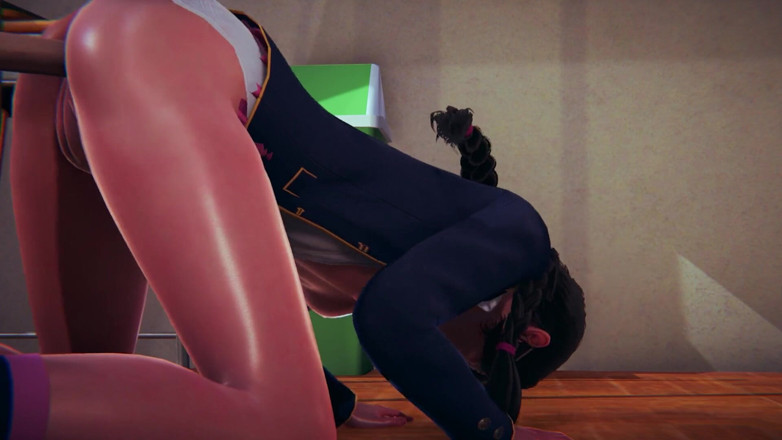 Waifu club 3D: College girl gets fucked in the ass after class
