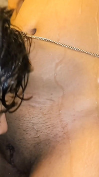 India belleza chica completa teniendo sexo hardcore en cuarto de baño, video de audio hindi