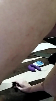 Hey Enjoy This Cock Sucking of My Wife in Her Knees