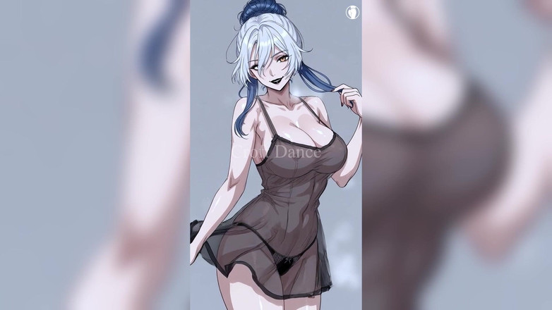 Croft Dance: 丰满哥特式滚动，热舞火热——AI生成