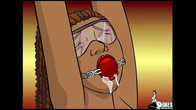 Dukes Hardcore Honeys: Grande rabo de negra super-herói capturado por alienígenas