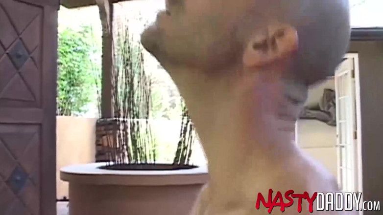 Nasty Daddy: NASTYDADDY - Gay botak Adam Russo dan Mitch Vaughn dikongkek dubur