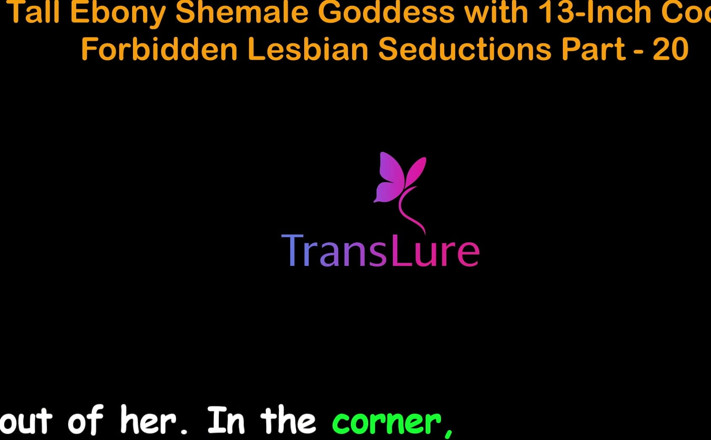 TransLure: English Audio Sex Story. Tall Ebony Shemale Goddess with Massive...