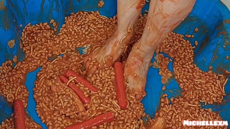 Michellexm: 콩과 소시지의 발, 발 숭배 Esesy 발바닥