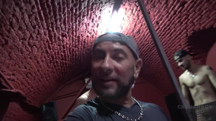 BAREBACK PARTY AT BOYBERRY CRUISING: BoniBabyron used raw by straight curious Aplolo Adri