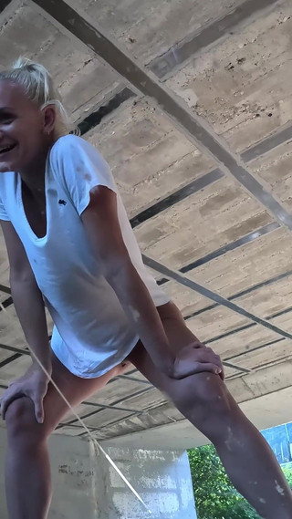 Thumbnail of Nina Washing My Windshield with Pee