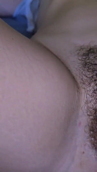 Rub My Dick on My Stepsister's Hairy Pussy