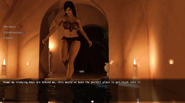 Dirty GamesXxX: Lisa : des filles asiatiques aux seins nus dans un sauna, épisode 13