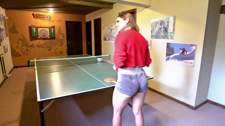 Sweet American: Ping Pong Sex. the Game of Taking off Clothes, Got...
