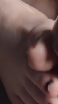 Z bliska Footjob