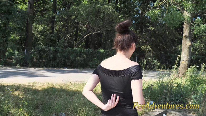 Pee Adventures: Late for a meeting I had to pull over and...