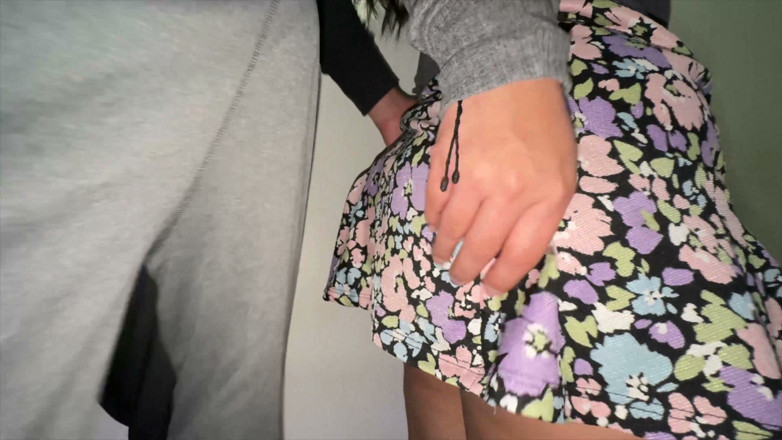 CoupleOfHotSins: Big-assed Woman Touches a Stranger's Erect Penis. Flash Dick!!