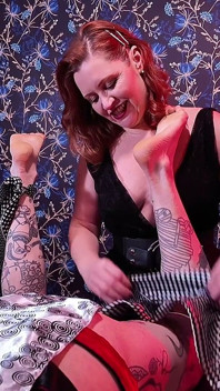 Inanna Justice - Scarves, Tickles, Gagged and Blindfoled - Silk Bonage Part 3