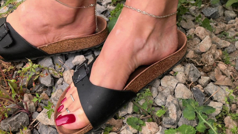 Goddess Lena: Birkenstock Teasing