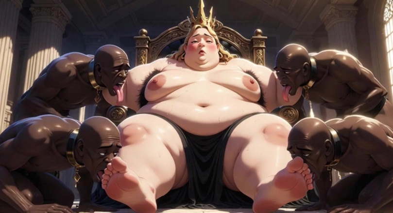 Anime Hentai: Penyembahan badan ratu montel super saiz - hamba menjilat seluruh badannya...