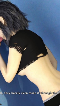 Riona Ep 1stranger Dan Neukt Riona Door Wasruimte Kijkgat En Voedt Haar Dan Zijn Pik in De Mond