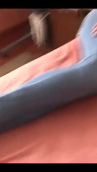 Stepson's Friends Jerk off Looking at My Ass and Want to Fuck Me