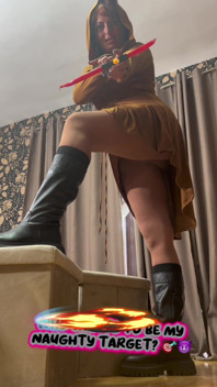 Bow in Hand, Thong on Ass, and No Mercy