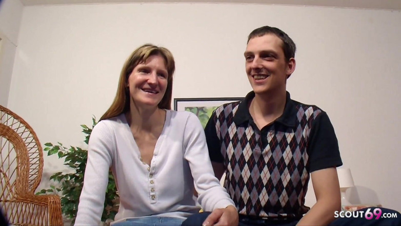 Full porn collection: German threesome with a stranger turns into an exciting sex...