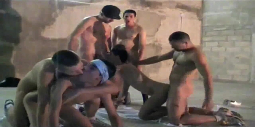 AMATOR PORN MADE IN FRANCE: Amazing gang bang in Paris with a lot of boys